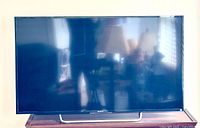Front view of Sony Bravia 48-inch LED TV with stand