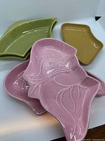 Group shot of all four ceramic dishes