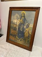 Front view of framed print
