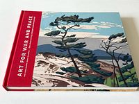 Front cover of the hardcover book showing illustrated natural landscape and red spine with title.