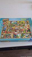 Front of Ravensburger 1000-piece Curious Cupboards No.3 puzzle box