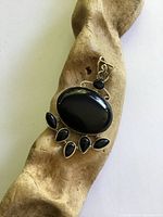 Front view of pendant on wood prop