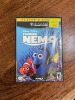 Front of case showing Finding Nemo Player’s Choice GameCube cover
