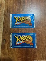 Front of two sealed X-Men Series II trading card packs