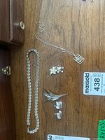 Full view of all sterling jewelry pieces