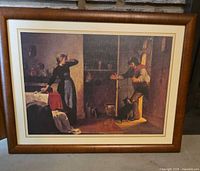 Full view of framed print front