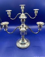 Full view configured as five-light candelabrum