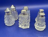 All three pairs of shakers front view