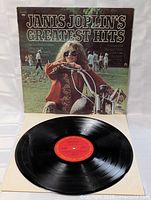 Vinyl record and front sleeve displayed together