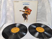 Front of album sleeve with illustration and title