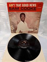 Front jacket and record displayed