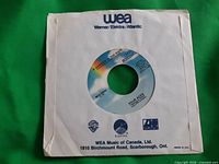 Front of record in WEA sleeve