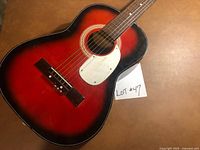 Angled body view laying flat on table