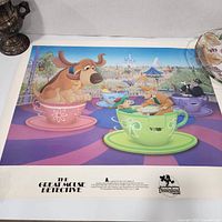Full view of poster showing artwork, title, Disneyland logo
