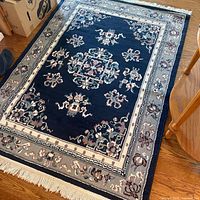 Full view of rug showing overall pattern and size