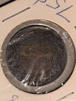 Front side of the 1918 Canadian penny showing denomination and year.