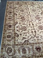 Partial view showing border pattern and pile