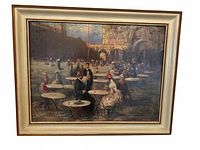 Framed painting full view