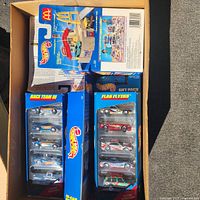 Box view showing two Gift Flyers packs and McDonald's playset