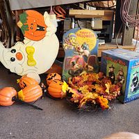 Group shot of all Halloween items