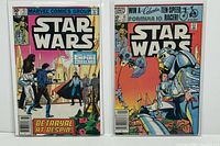 Front covers of Marvel Star Wars comic issues #43 and #53, showing artwork and titles.
