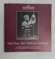 Front of product booklet showing doll photo and title