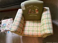 Top view of Winnie the Pooh child armchair and nautical stool