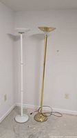 Both floor lamps front view