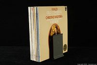 Lot of 20 Philips classical LP records standing vertically with visible front cover of Vivaldi Cello Concertos