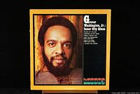 Front cover of Grover Washington Jr. Inner City Blues vinyl LP showing artist portrait and album title.