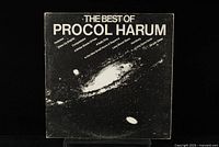 Front cover of the LP showing the title 'The Best of Procol Harum' with a space galaxy image.