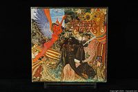 Front cover of Santana Abraxas gatefold LP showing colorful psychedelic artwork