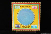 Front cover of the Talking Heads 'Speaking in Tongues' vinyl record showing colorful geometric design and album title.