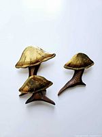 Both mushroom wall decor pieces