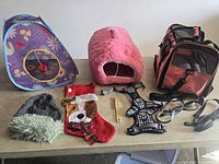 Group shot of all items laid out on table