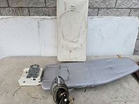 Ironing board, mounting bracket, Sunbeam iron overview