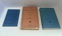 Three vintage historical publications from the Bureau of Archives of the Province of Ontario laid out side by side showing front covers with titles and dates.