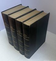 Four volumes of The Province of Ontario - A History by Jesse Edgar Middleton and Fred Landon, seen from top, showing book thickness and page condition.