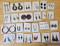 All 25 pairs laid out on cards for overview