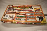 Front of boxed Tyco Rail Master 72 set
