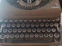 Full keyboard and body of Imperial Model T typewriter