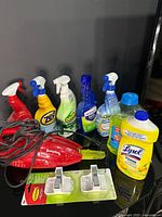 Full lot showing vacuum, cleaners, Command grippers