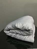 Weighted blanket folded