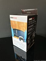 Front and side of retail box showing product image and branding