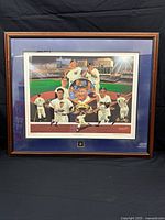 Framed print with mat and frame visible