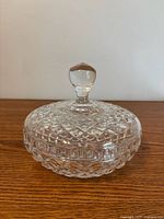 Candy dish with lid front view