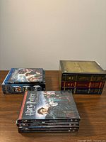 Both media sets on table