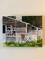 Front view of the acrylic painting showing full artwork