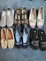 All six pairs top view