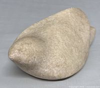 Front left angle view of smooth abstract bird form